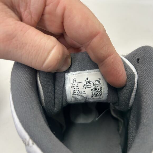 Nike Air Jordan 12 Retro OG “Stealth/Dark Grey White Red”